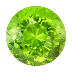 Peridot Round 6.04 carat Green Photo