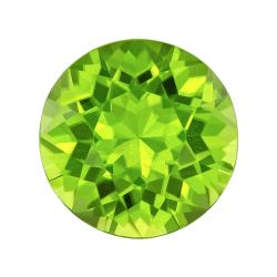 Peridot Round 3.30 carat Green Photo
