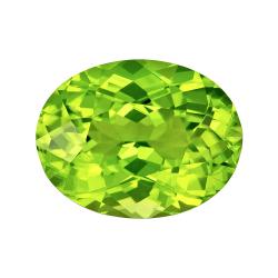 Peridot Oval 3.46 carat Green Photo