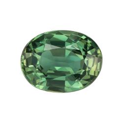 Sapphire Oval 2.01 carat Green Photo