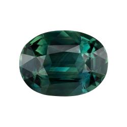Sapphire Oval 2.02 carat Blue Green Photo
