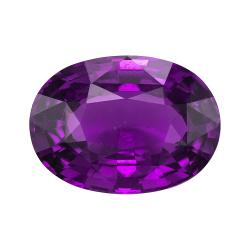 Sapphire Oval 2.55 carat Purple Photo