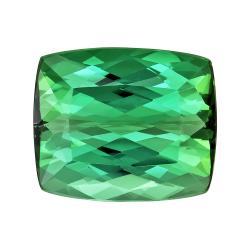 Tourmaline Cushion 3.53 carat Green Photo