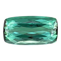 Tourmaline Cushion 4.92 carat Blue Green Photo