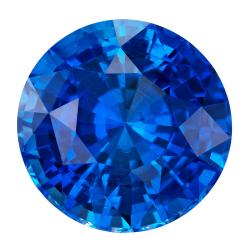 Sapphire Round 6.99 carat Blue Photo
