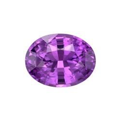 Sapphire Oval 1.09 carat Purple Photo