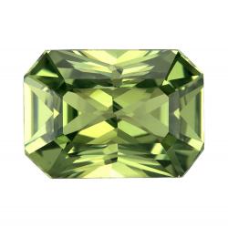 Sapphire Radiant 5.10 carat Green Photo