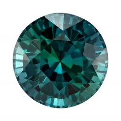 Sapphire Round 5.77 carat Blue Green Photo