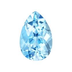 Aquamarine Pear 1.34 carat Blue Photo