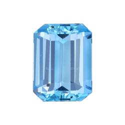 Aquamarine Emerald 1.36 carat Blue Photo