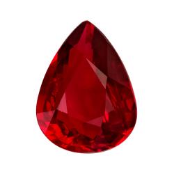 Ruby Pear 2.50 carat Red Photo