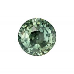 Sapphire Round 1.34 carat Green Photo