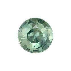 Sapphire Round 1.02 carat Green Photo