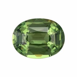 Sapphire Oval 2.04 carat Green Photo