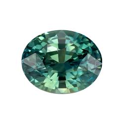 Sapphire Oval 2.12 carat Blue Green Photo