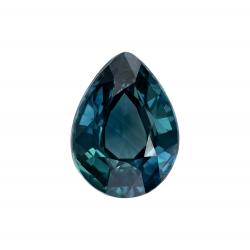 Sapphire Pear 1.04 carat Blue Green Photo