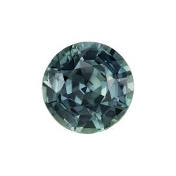 Sapphire Round 1.33 carat Blue Green Photo