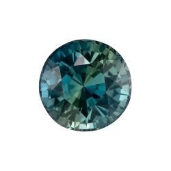 Sapphire Round 1.58 carat Blue Green Photo
