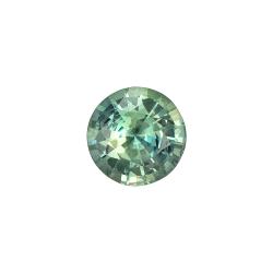 Sapphire Round 0.30 carat Blue Green Photo