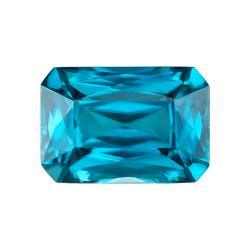 Zircon Emerald 2.57 carat Blue Photo