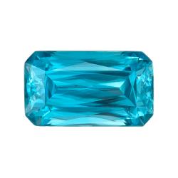 Zircon Emerald 2.56 carat Blue Photo