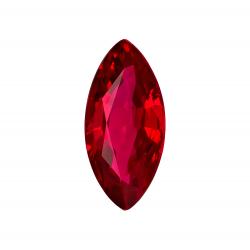 Ruby Marquise 0.88 carat Red Photo