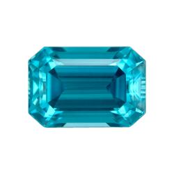 Zircon Emerald 3.00 carat Blue Photo