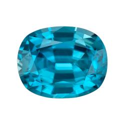 Zircon Cushion 3.14 carat Blue Photo