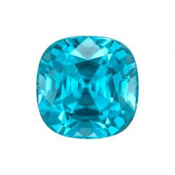 Zircon Cushion 2.83 carat Blue Photo