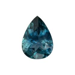 Sapphire Pear 0.86 carat Blue Green Photo