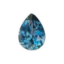 Sapphire Pear 0.86 carat Blue Green Photo