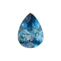 Sapphire Pear 0.91 carat Blue Green Photo
