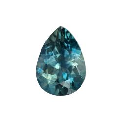 Sapphire Pear 0.85 carat Blue Green Photo