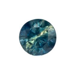 Sapphire Round 1.12 carat Blue Green Photo