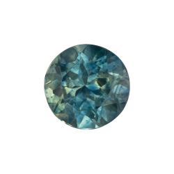Sapphire Round 0.97 carat Blue Green Photo