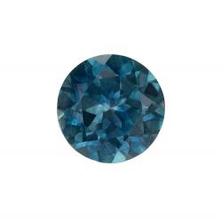 Sapphire Round 0.99 carat Blue Green Photo