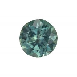 Sapphire Round 1.00 carat Blue Green Photo