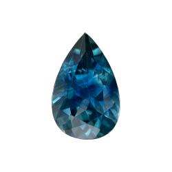 Sapphire Pear 1.04 carat Blue Green Photo
