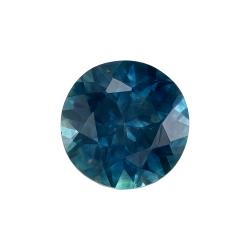 Sapphire Round 1.28 carat Blue Green Photo