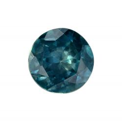 Sapphire Round 1.30 carat Blue Green Photo