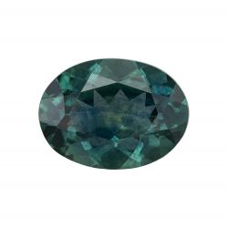 Sapphire Oval 1.41 carat Blue Green Photo