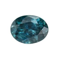Sapphire Oval 1.57 carat Blue Green Photo