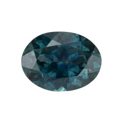 Sapphire Oval 1.46 carat Blue Green Photo