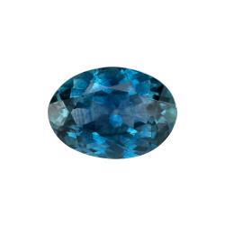 Sapphire Oval 0.90 carat Blue Green Photo
