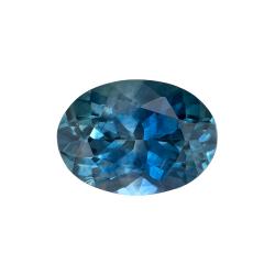 Sapphire Oval 1.07 carat Blue Green Photo