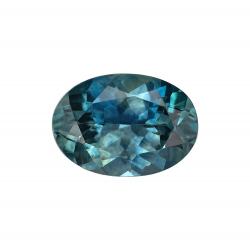 Sapphire Oval 1.04 carat Blue Green Photo