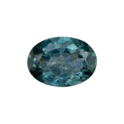 Sapphire Oval 0.86 carat Blue Green Photo
