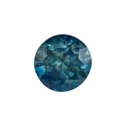 Sapphire Round 0.75 carat Blue Green Photo