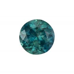 Sapphire Round 0.77 carat Blue Green Photo