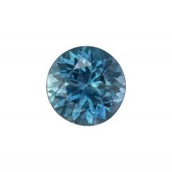 Sapphire Round 0.93 carat Blue Green Photo